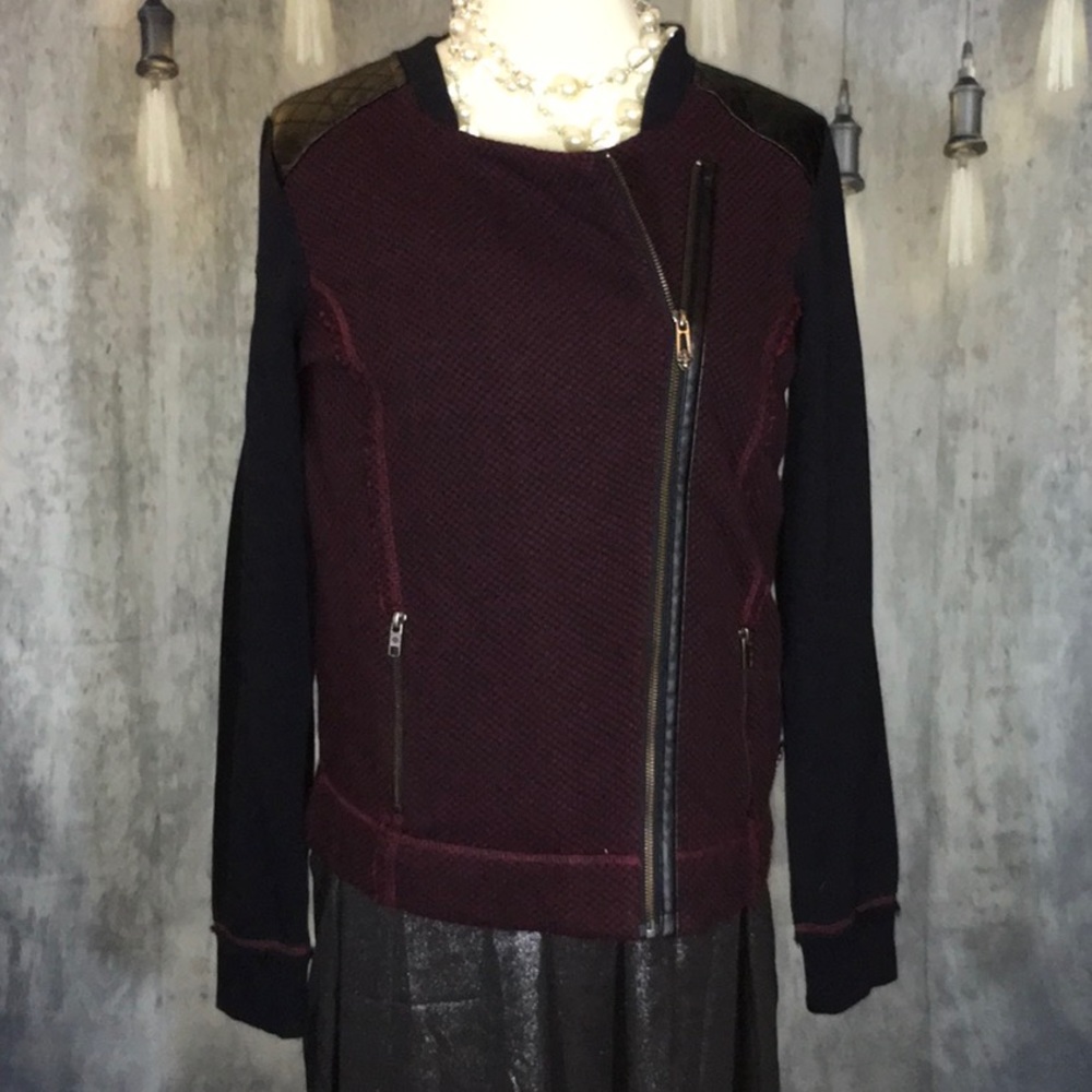 NWT HD Motorcycle Jacket Styled Sweater
